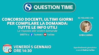 Concorso docenti 2024 ultimi giorni per compilare la domanda tutte le info utili [upl. by Nivi]