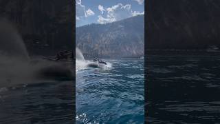 180° on a Waverunner shorts waverunner jetski waterplay yamaha [upl. by Adriell555]