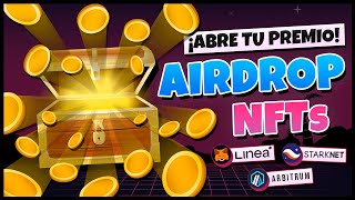 🔥 PREMIO ASEGURADO 👉 NUEVOS NFTs y AIRDROPS en STARKNET LINEA Metamask y ARBITRUM 🔥 [upl. by Anaiq]