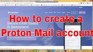 How to create a Proton Mail account [upl. by Nathan]