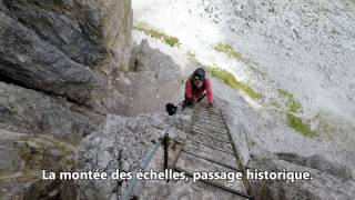 Via ferrata sentier des Forcelle [upl. by Nnahgiel]