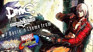 DmC DE with Dantes Theme from Marvel vs Capcom Infinite [upl. by Eatnwahs]