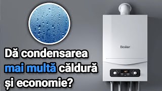 CazanCentrala termica pe gaz cu condensare vs traditionala Cand se obtin peste 100 Pro si Contra [upl. by Raskin]