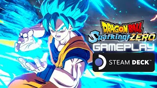 Dragonball Sparking Zero Steam Deck Gameplay  Best Settings on steamdeck  No Commentary [upl. by Oilegor]