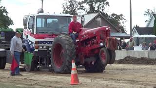 Farmall 300 Pulling 5000 6mph [upl. by Enilorak]