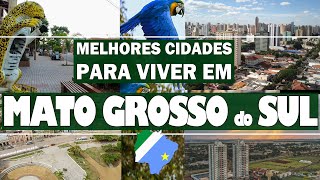 TOP 5 cidades pra viver em MATO GROSSO DO SUL [upl. by Fennell]