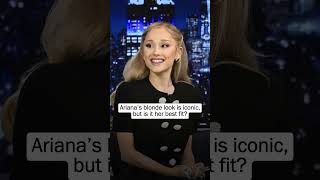 Is Ariana Grande quotblonde blindquot Wicked ArianaGrande blond ColorAnalysis Celebrity [upl. by Bail]