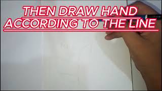 hand tutorial  how to draw a hand [upl. by Radcliffe]