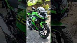 yeh parda hata do zara mukhda dikha do bikes kawasakininja ninja300 bikelife shorts [upl. by Sudaorb]