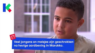 Kinderen met familie in Marokko zijn ongerust na de zware aardbeving daar [upl. by Nedyah]