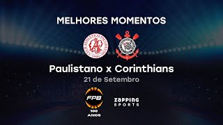 PAULISTANO 85 X 77 CORINTHIANS  MELHORES MOMENTOS  QUARTAS DE FINAL  PAULISTA DE BASQUETE 2024 [upl. by Labors531]