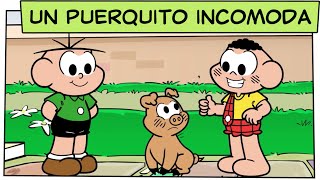 Un puerquito incomoda a mucha gente  Mónica y sus Amigos [upl. by Cordell]