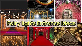 fairy lights entrance decorationfairy lights entry decorationfairy lights tunnel decoration [upl. by Sukram]