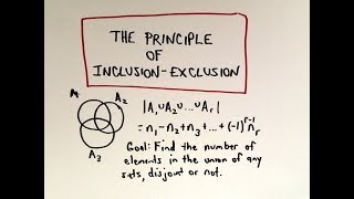 The Principle of Inclusion Exclusion  Part 1 [upl. by Ecilayram269]