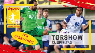 Torshow 22 Spieltag LOTTO Hessenliga 202425 [upl. by Gnuy]