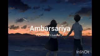 Ambarsariya❣️ slowedreverb song song slowedandreverb [upl. by Aeret994]