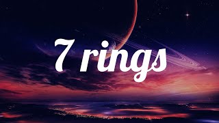 Ariana Grande  7 rings Lyrics [upl. by Ammadis]