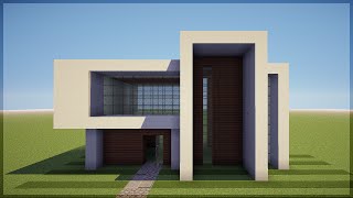 Minecraft CONSTRUA UMA CASA MODERNA BONITA RÁPIDA E FÁCIL [upl. by Cliff909]