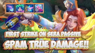 SPAM TRUE DAMAGE  Garden Party Seraphine support gameplay  wild rift buildrunes [upl. by Auqenaj]