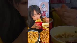 Eating Challenge Eggs Noodles Mukbang mukbang shorts [upl. by Paddy]