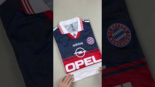 9799 Bayern retro home Kitbayern jersey retro football soccer flamingojersey [upl. by Arnelle841]