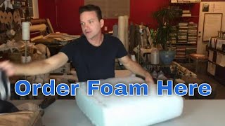 Replace the foam in your seat cushions fast and easy [upl. by Ronym984]