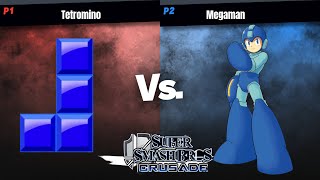 Tetromino vs Megaman Super Smash Bros Crusade Tournament SemiFinals 8 [upl. by Itra965]