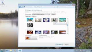 Windows 7  Change the Desktop Background [upl. by Julianne996]
