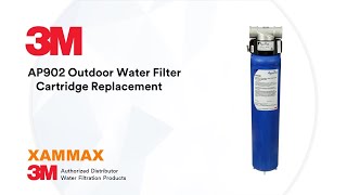 3M Water Filter  AP902 replacement tutorial  AP910r replacement cartridge  From XAMMAX [upl. by Ahseuqal453]