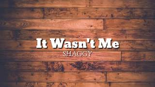 Shaggy  It Wasnt me Lyrics [upl. by Iny]