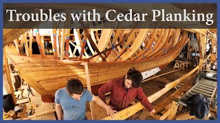 Acorn to Arabella  Journey of a Wooden Boat  Episode 107 Trouble with Cedar Planking [upl. by Hseham]