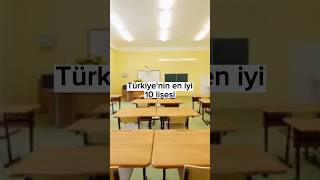 Türkiyenin en iyi 10 lisesi  2023 [upl. by Assyral]