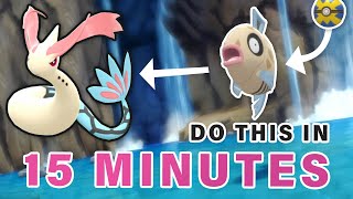 Where to get a Feebas and How to Evolve into Milotic ► Pokemon Brilliant Diamond  BDSP [upl. by Esinereb]