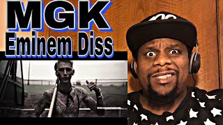 MGK  Rap Devil Official Video Eminem Diss Reaction 🔥🔥💪🏾 [upl. by Edmee]