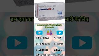 Ondem  ONDANSETRON  nausea treatment  Vomiting treatment [upl. by Whitney]