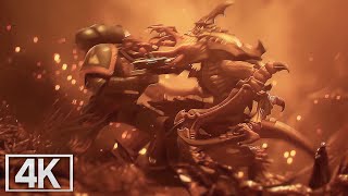 SPACE MARINES vs ALIENS Battle Scene Cinematic 2024 WARHAMMER 40K [upl. by Ordnaxela]