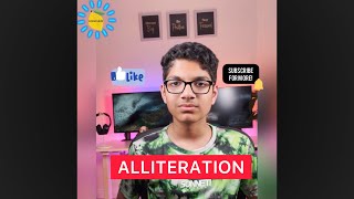 What is an alliteration  Literary devices GCSE  EnglishGrammar Alliteration for kids shorts [upl. by Jerusalem]