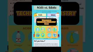 Acids vs Bases⚗️ by TechnicalChemistry01 chemistryexamsacidsandbaseslearnfypforyoushorts [upl. by Kamat]