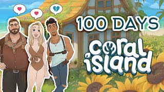 I Played 100 Days in Coral Island [upl. by Eolande]