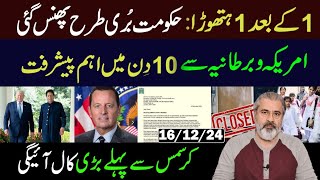 Important 10 Days Govt in Trouble  Latest Development in US and UK  Imran Riaz Khan VLOG [upl. by Ellingston]