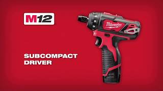 Milwaukee M12 BD Skruvdragare [upl. by Esertak606]