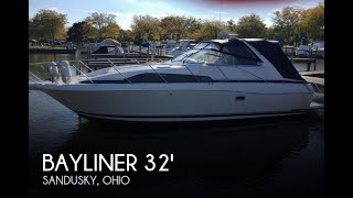 SOLD Used 1998 Bayliner 3255 Avanti Sunbridge in Sandusky Ohio [upl. by Yl465]