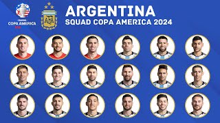 ARGENTINA Squad For Copa America 2024  Argentina Squad  Copa America  FootWorld [upl. by Salahcin166]