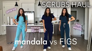 Scrubs Haul  Mandala vs Figs Which one is better [upl. by Liam]