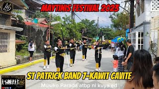 St Patrick Band 7 Kawit Cavite  Maytinis Festival  Marching Band Grand Parade 122423 [upl. by Hope652]