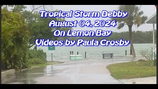 High Tide on Lemon Bay TS Debby [upl. by Eecrad848]