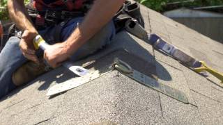 How To Install a temporary roof anchor [upl. by Tiphany]