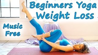 Beginners Yoga Weight Loss Yoga Workout Class 20 Minute Part 1  No Music [upl. by Yee461]