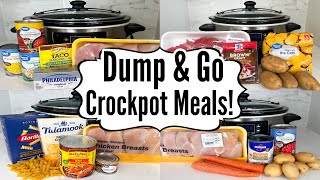 6 DUMP amp GO SLOW COOKER MEALS  Tasty Crockpot Dinner Recipes Made EASY  Julia Pacheco [upl. by Costanza544]