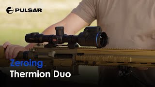 How to zero Pulsar Thermion Duo DXP50  Multispectral fusion [upl. by Hamas]